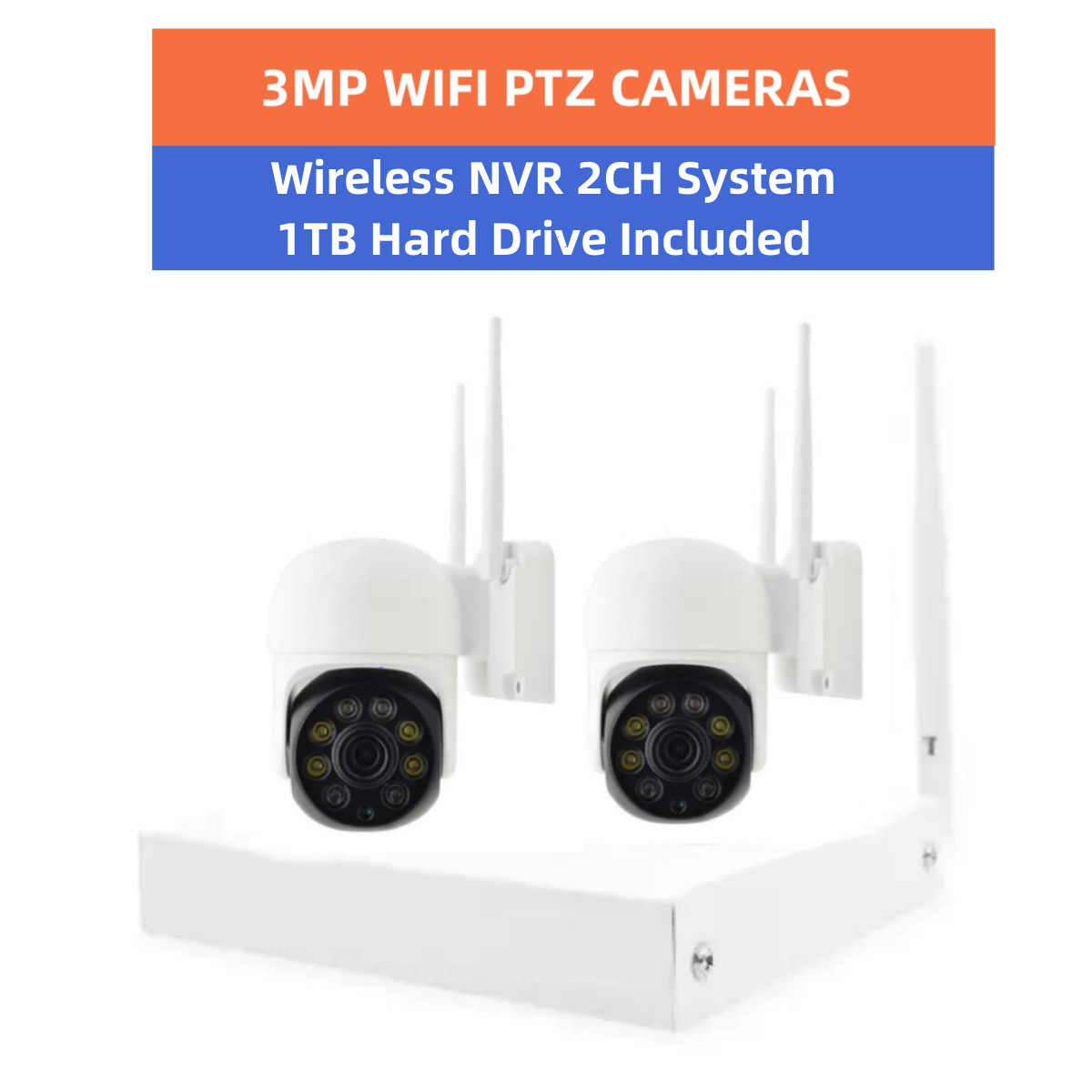 Wireless cctv system sales with hard drive